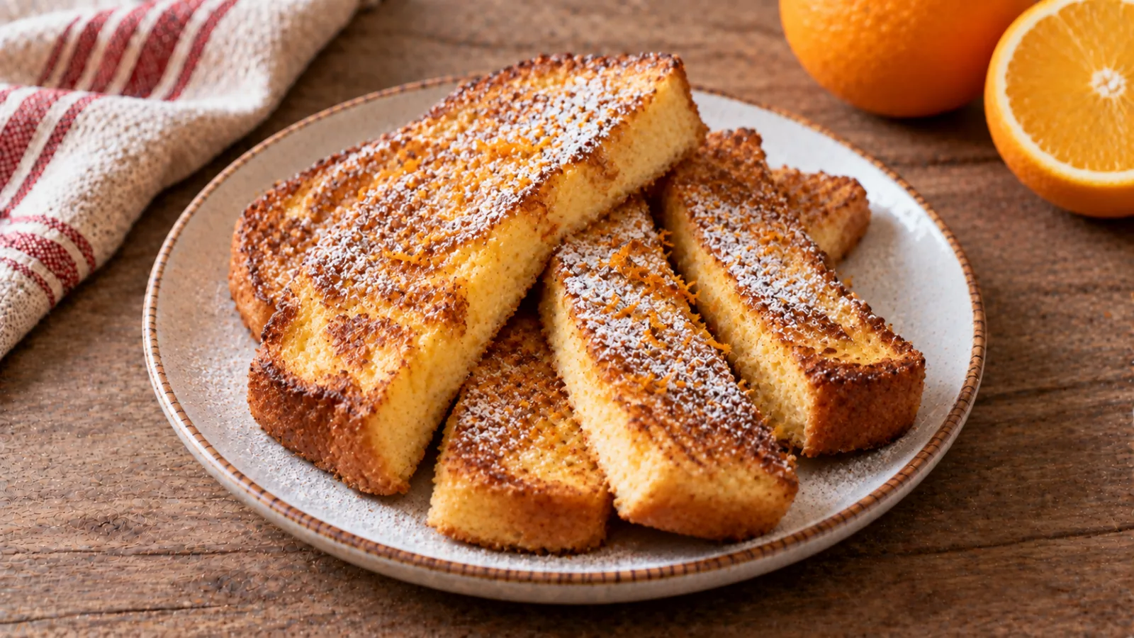 Pan brioche dorato all'arancia