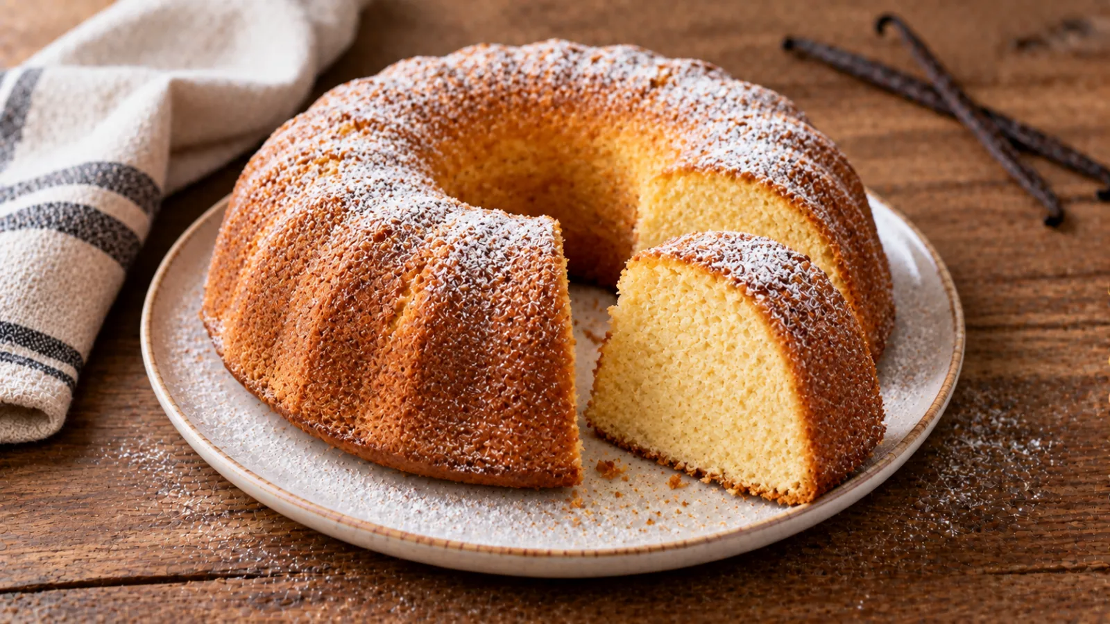 Ciambellone alla vaniglia