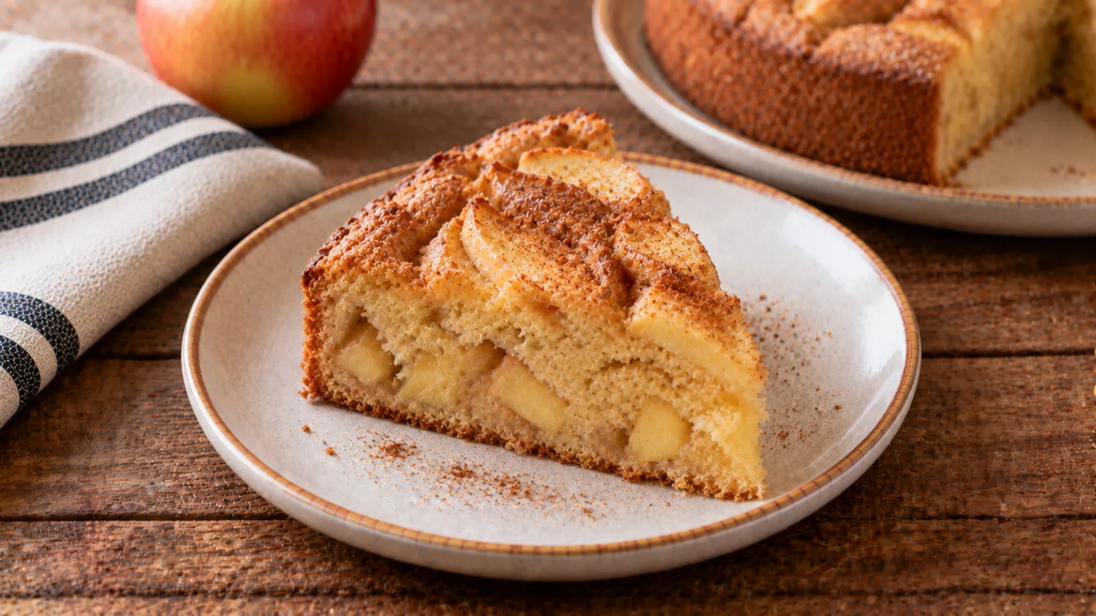 Torta di mele con cannella