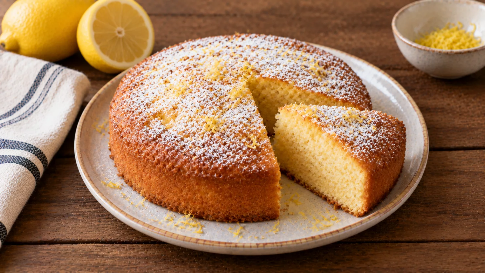 Torta soffice al limone