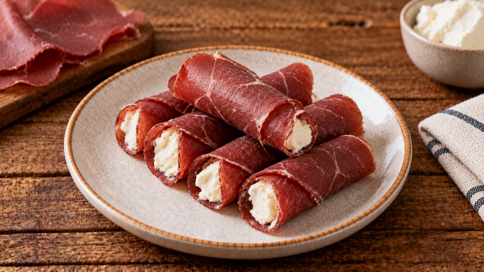 Involtino di bresaola con robiola