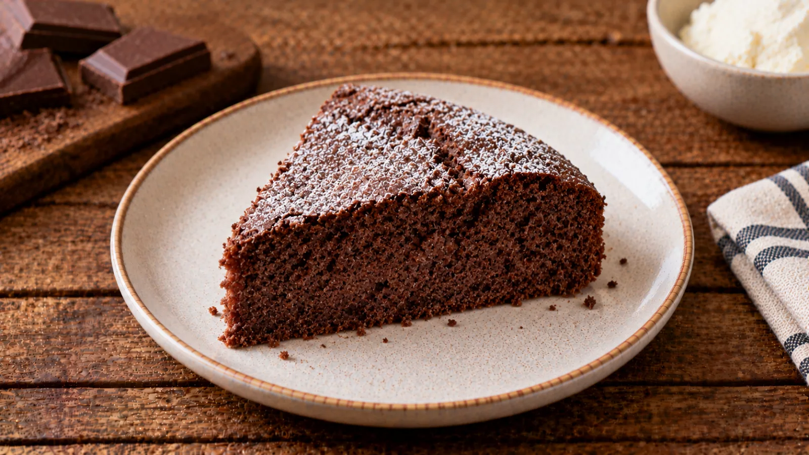 Torta al cioccolato e ricotta