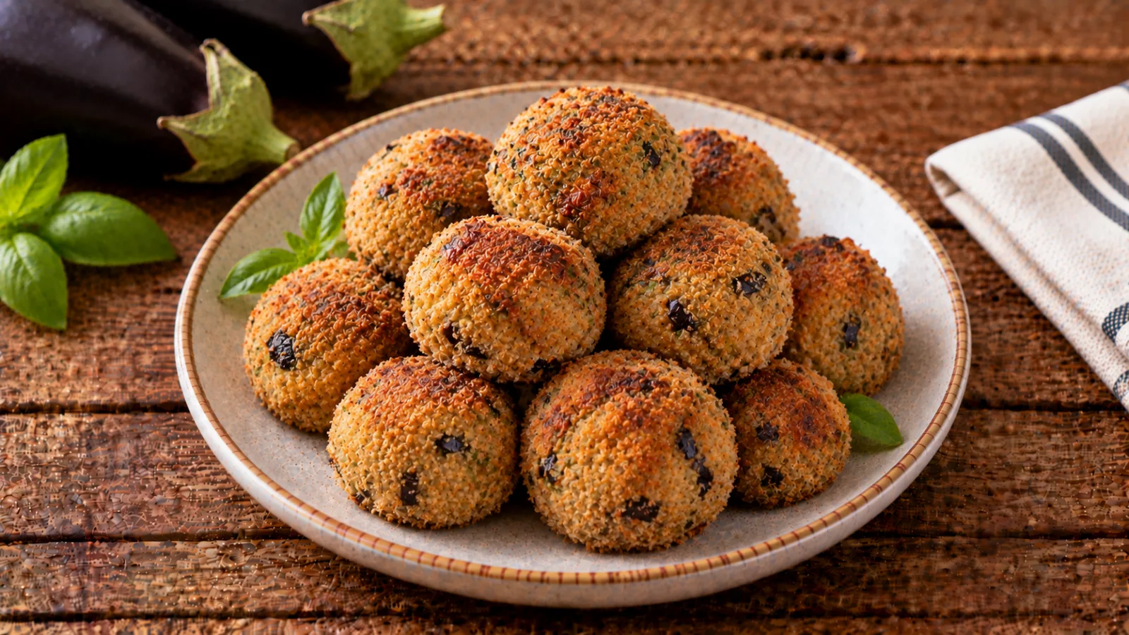 Polpette di melanzane al forno